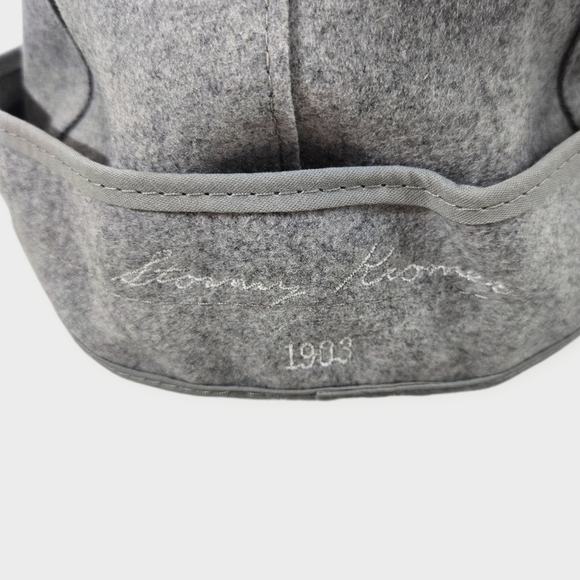 Stormy Kromer Womens Petal Pusher Cap Gray With Gray And Black Flowers Size 7 - Picture 4 of 8